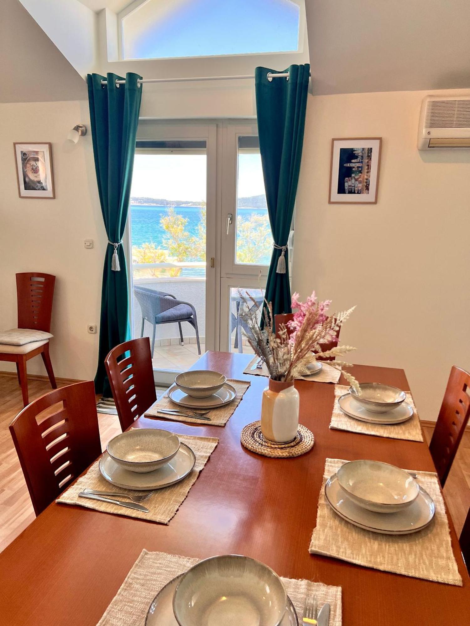 Luxury Beach Villa W Sea Sunset Views 시베니크 외부 사진