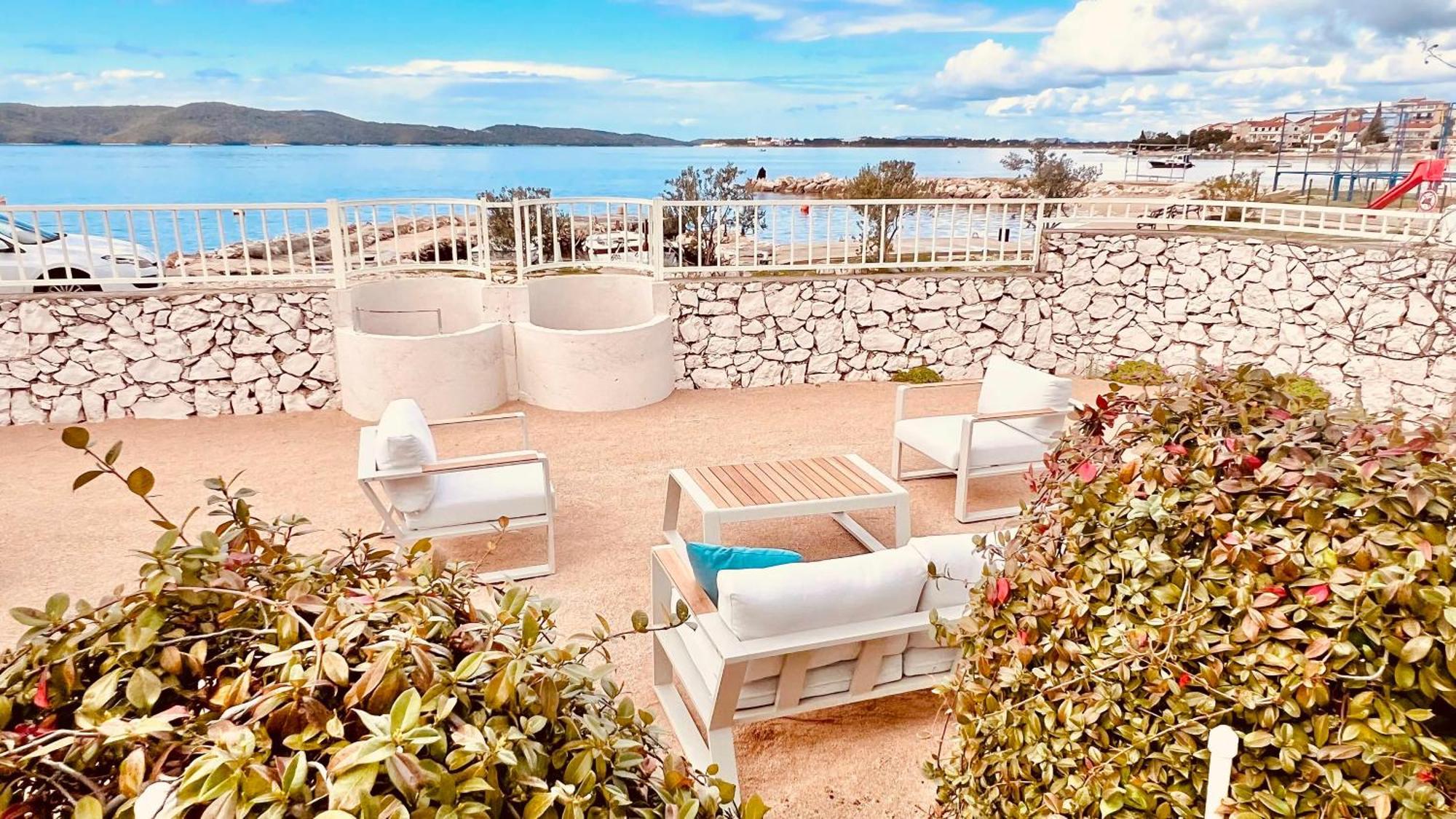 Luxury Beach Villa W Sea Sunset Views 시베니크 외부 사진
