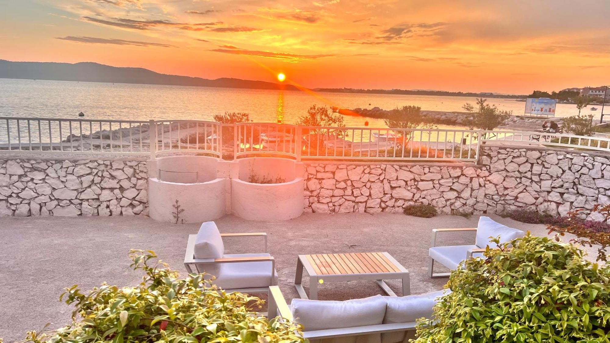 Luxury Beach Villa W Sea Sunset Views 시베니크 외부 사진